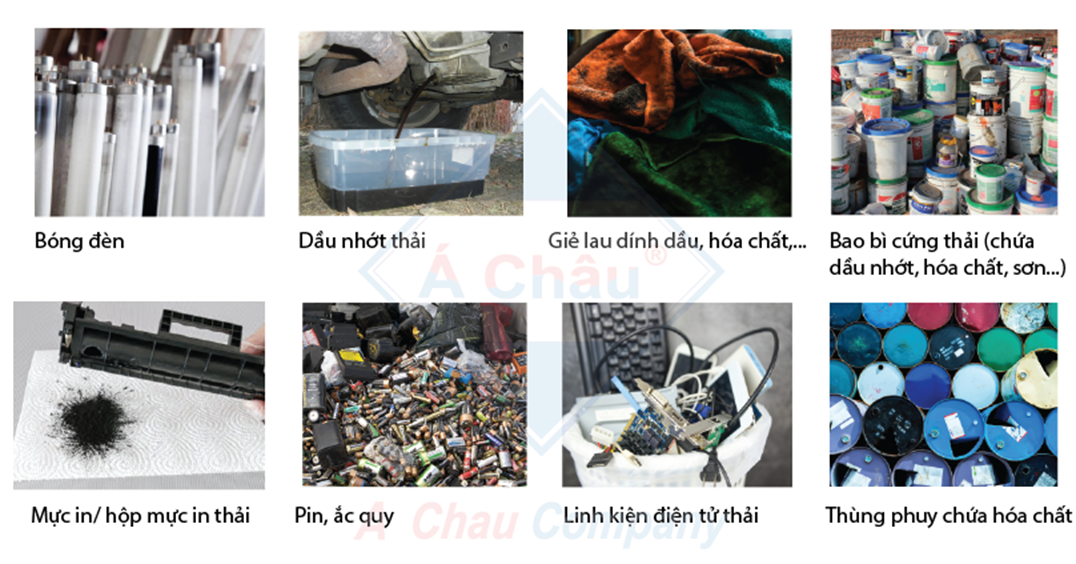 Đoạn mở đầu báo cáo chất thải nguy hại nêu chi tiết hoạt động và loại chất thải